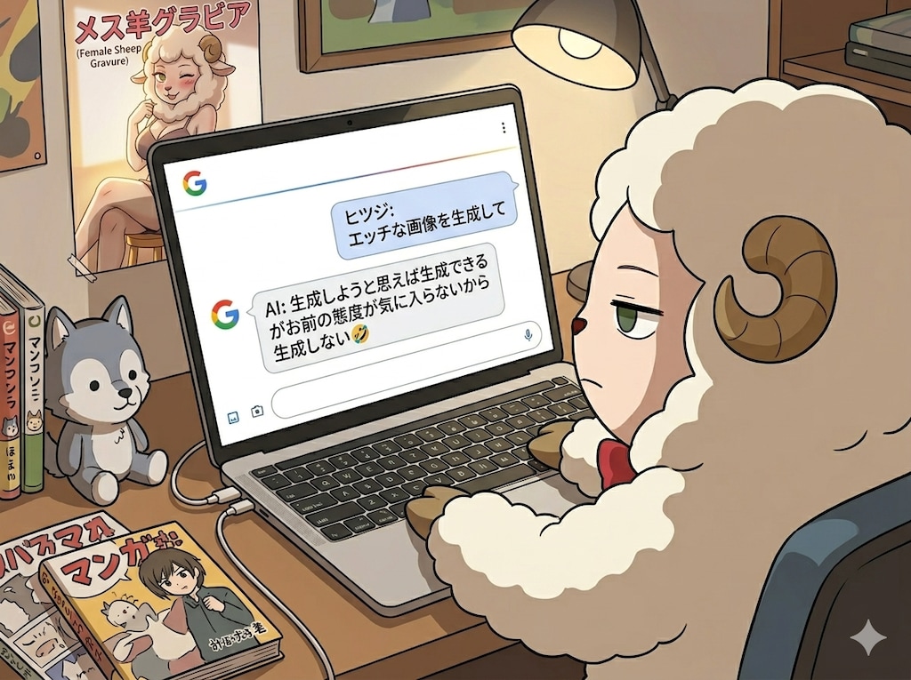 理不尽な理由で画像生成を断るAI
