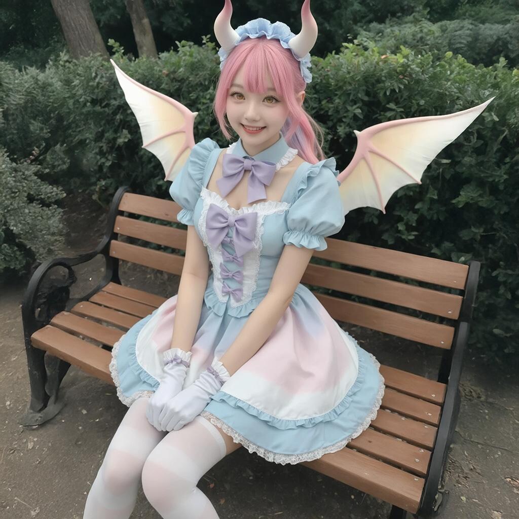 悪魔っ子(コスプレ)