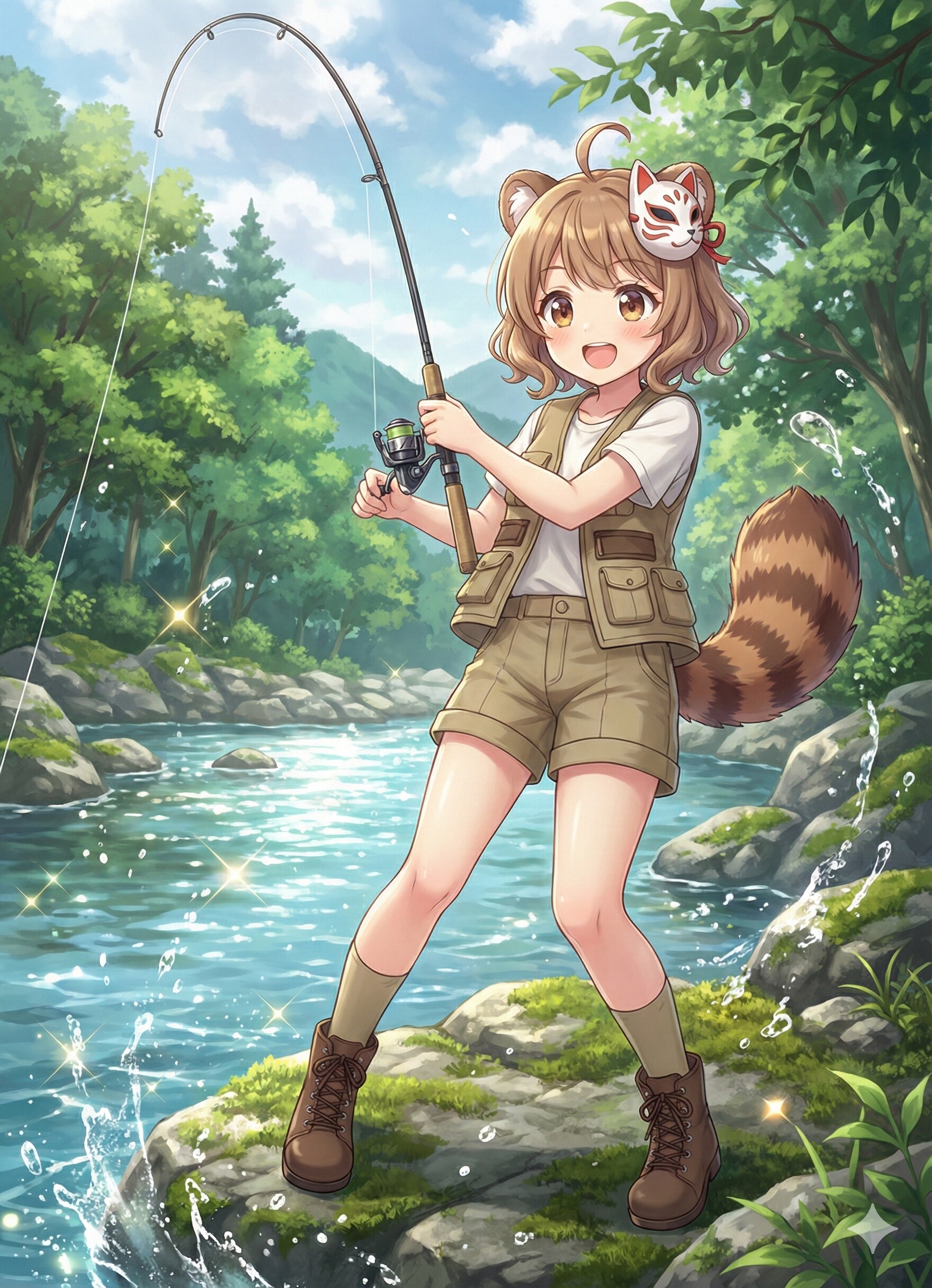 リールを巻く | の人気AIイラスト・グラビア