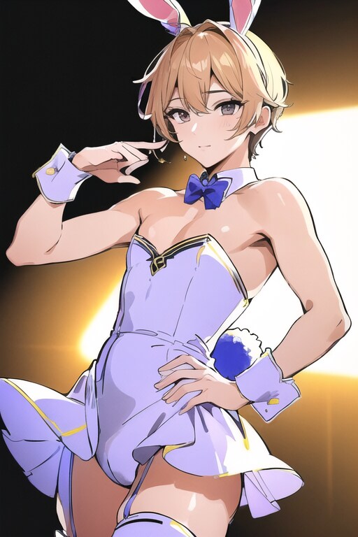 こっち向いてよ、バニーボーイくん！