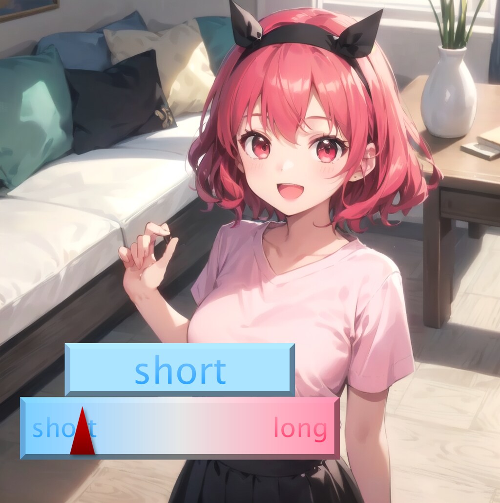 髪の長さ変えてみた