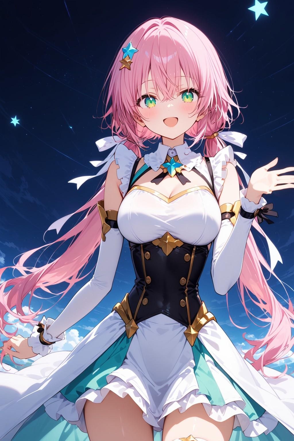 七夕の夜のうちの子たち