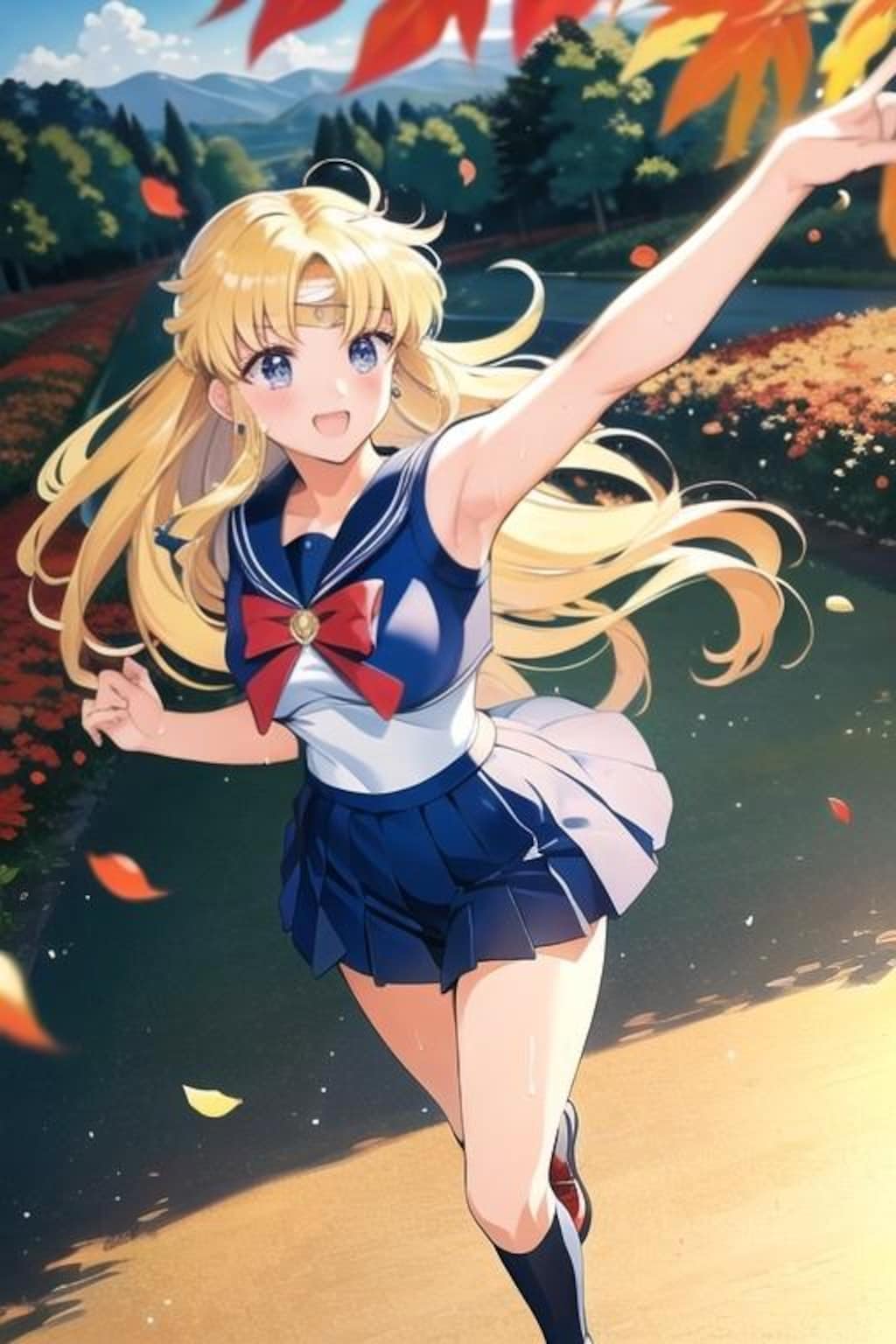 綺麗な風景の美少女戦士セーラームーン