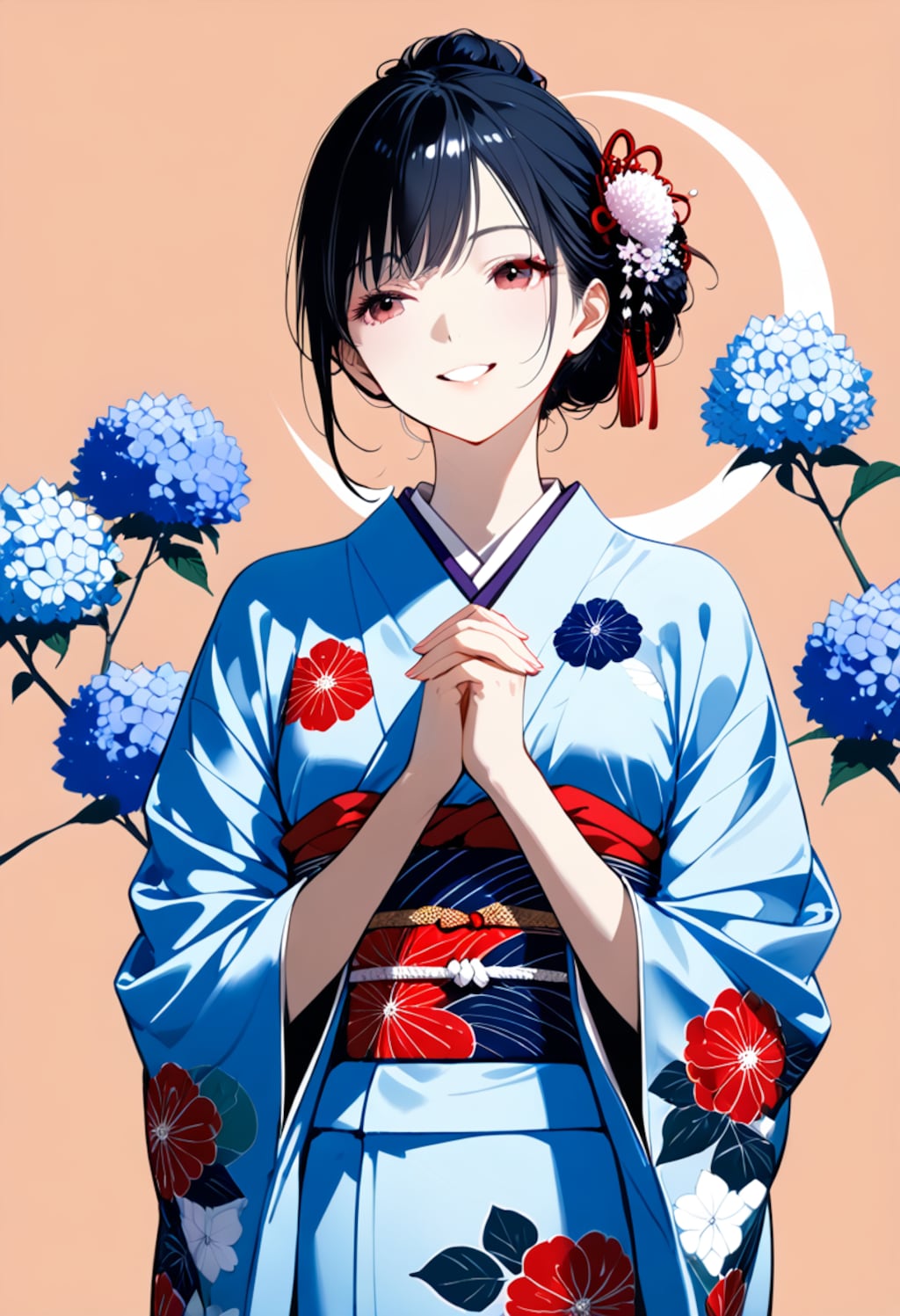 【Today's illustration】kimono①「simple」