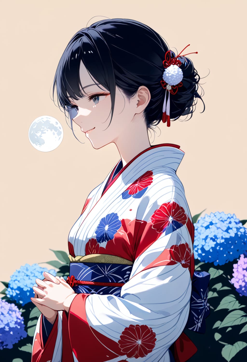 【Today's illustration】kimono①「simple」