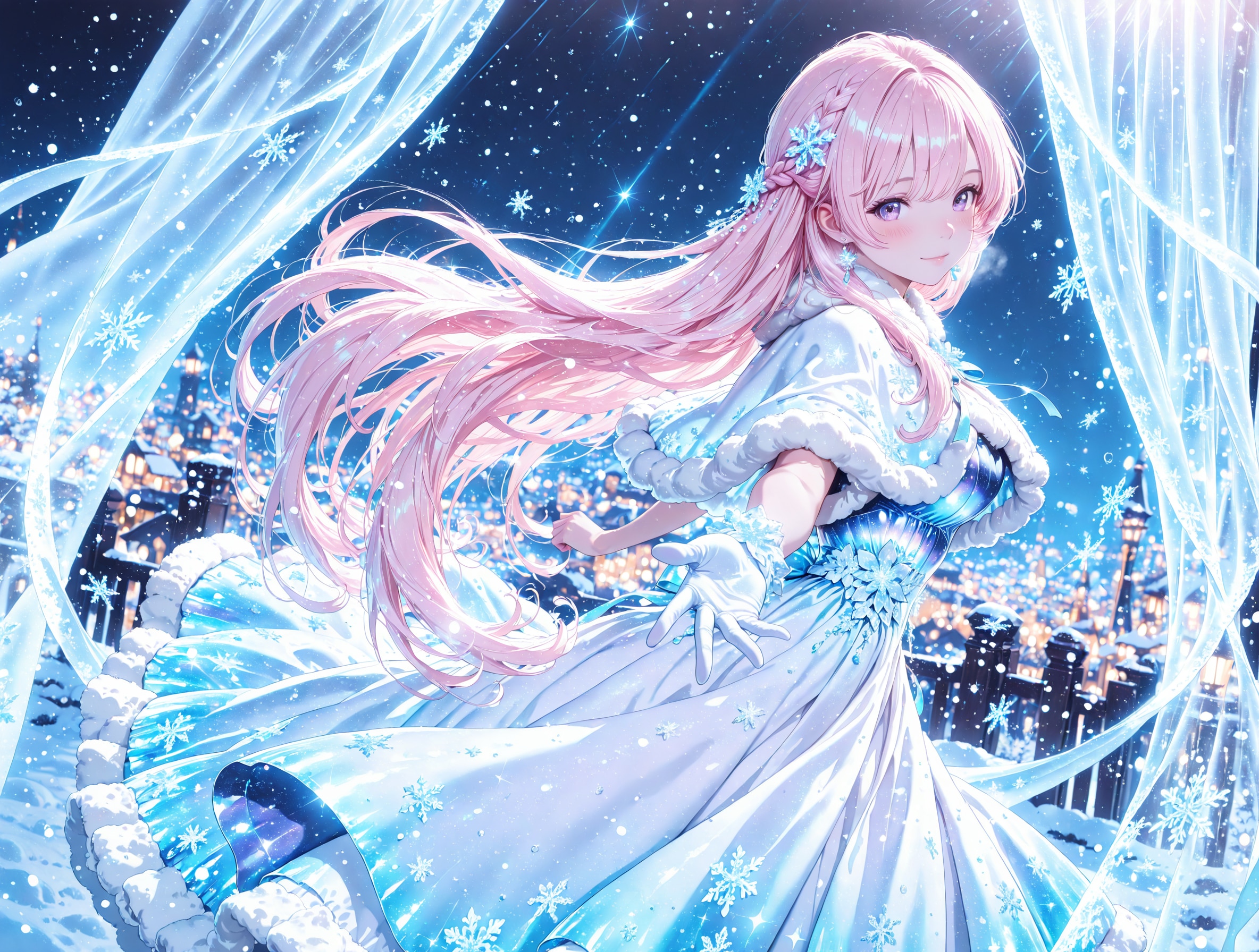 雪の華 | の人気AIイラスト・グラビア