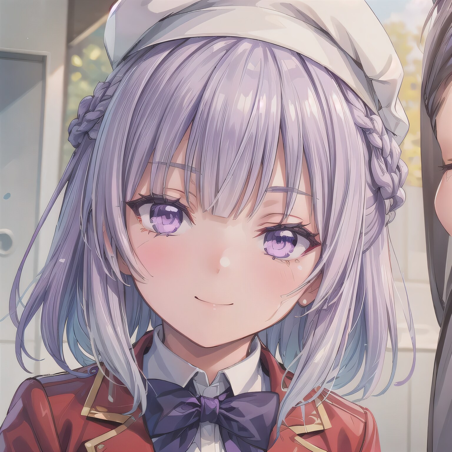 銀髪ボブでブレザーの少女６ | の人気AIイラスト・グラビア