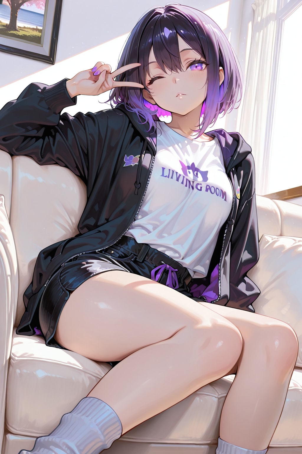 紫が似合う女の子144