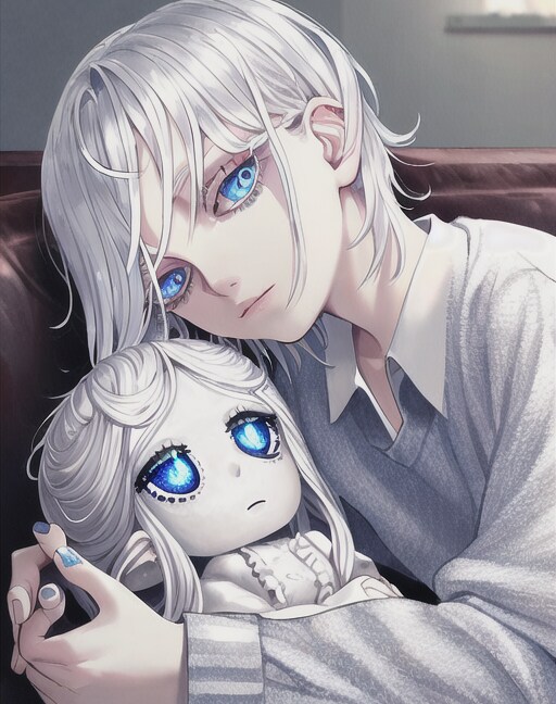 青い目の少年と青い目の人形