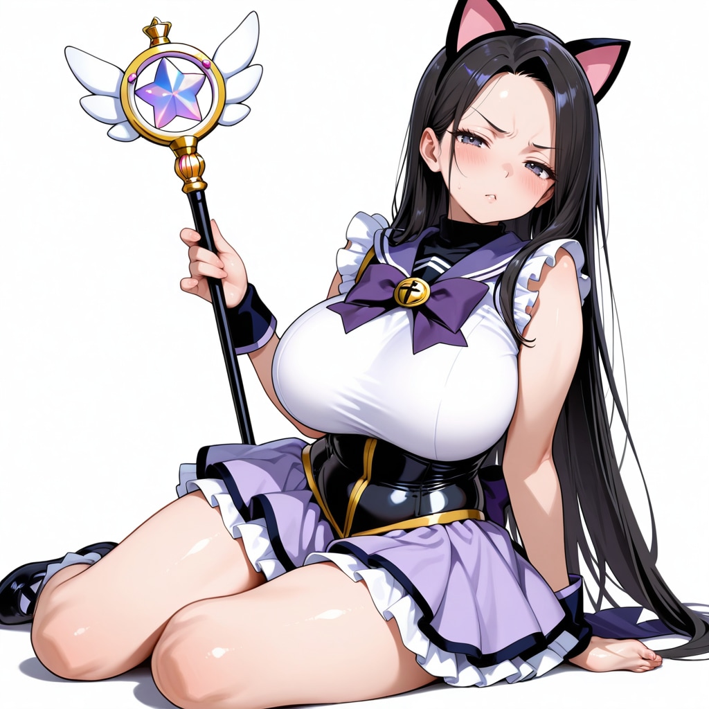 嫌がる君が猫耳魔法少女に
