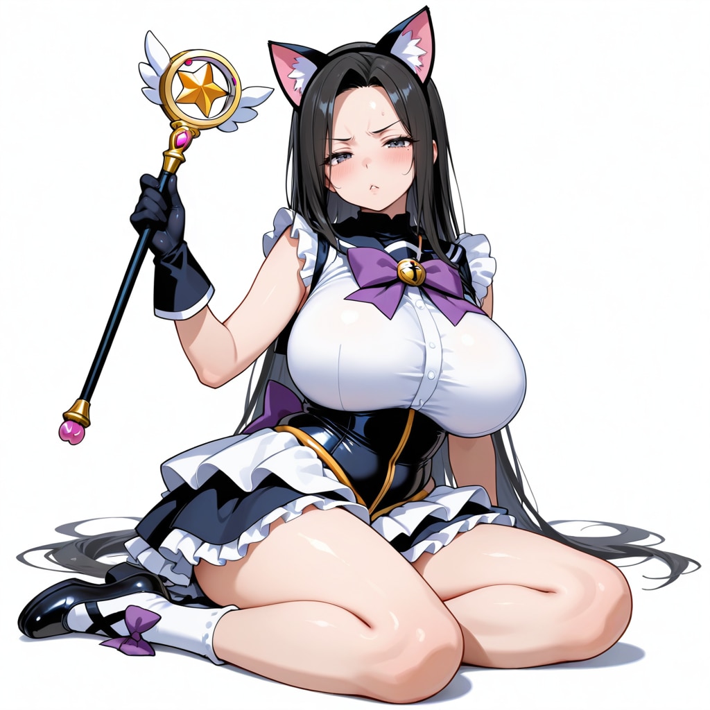 嫌がる君が猫耳魔法少女に