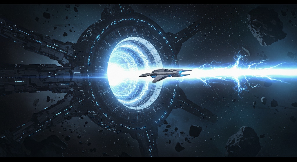 宇宙ワープ航路