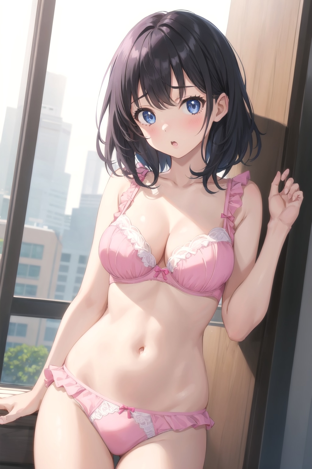 ノックしてよ！ （…まぁ、鍵を掛け忘れたのは私だけど…）