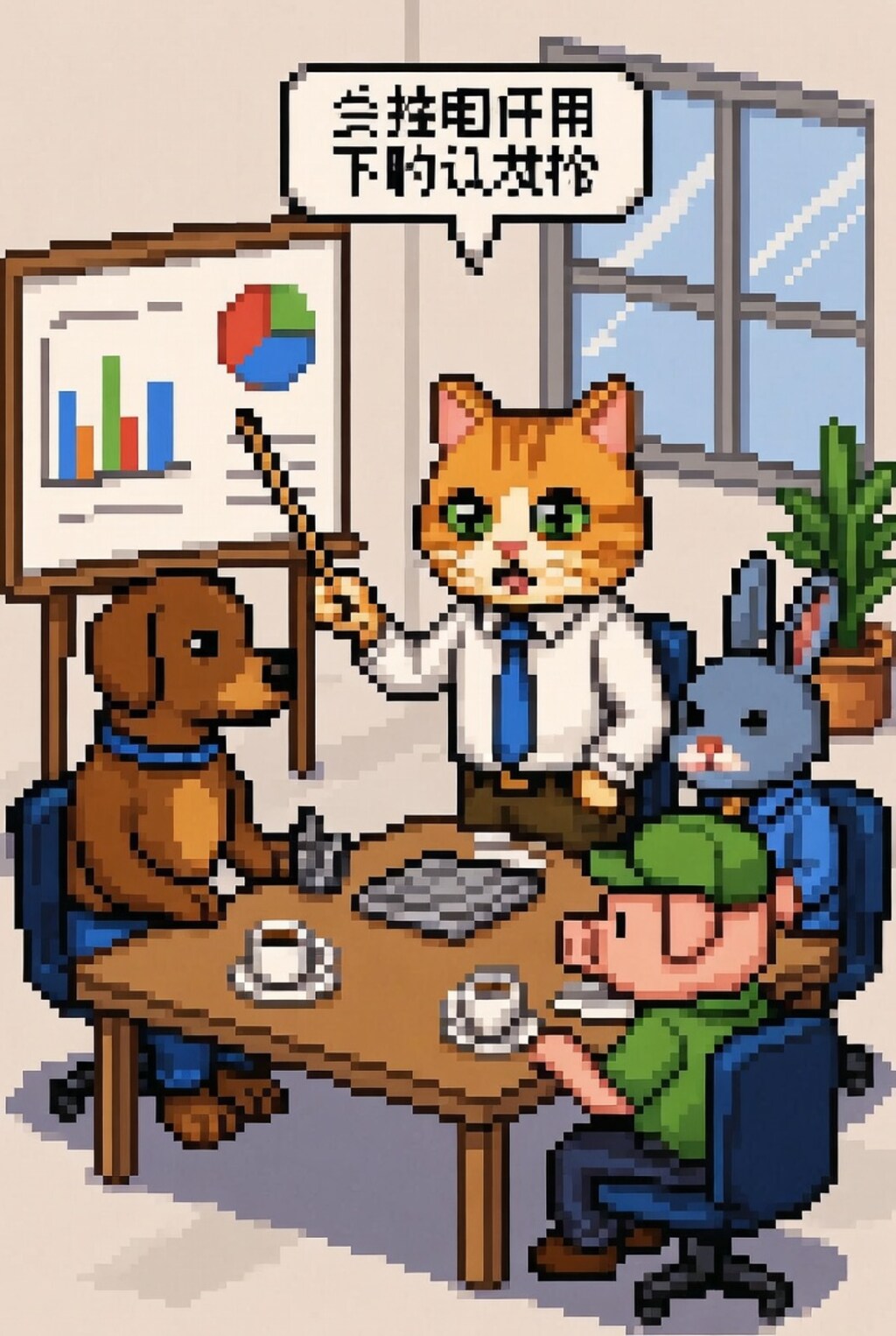 プレゼンしています