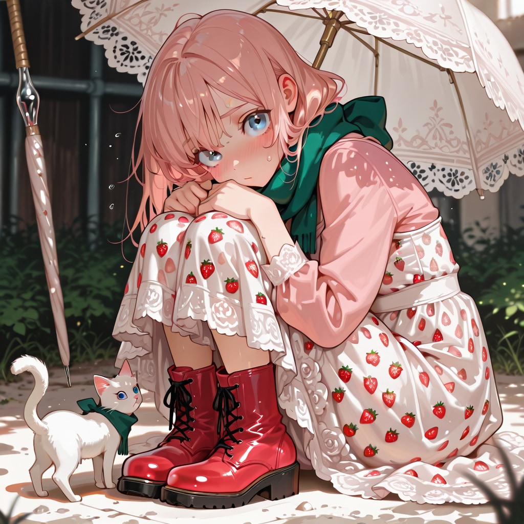 イチゴ柄 | の人気AIイラスト・グラビア