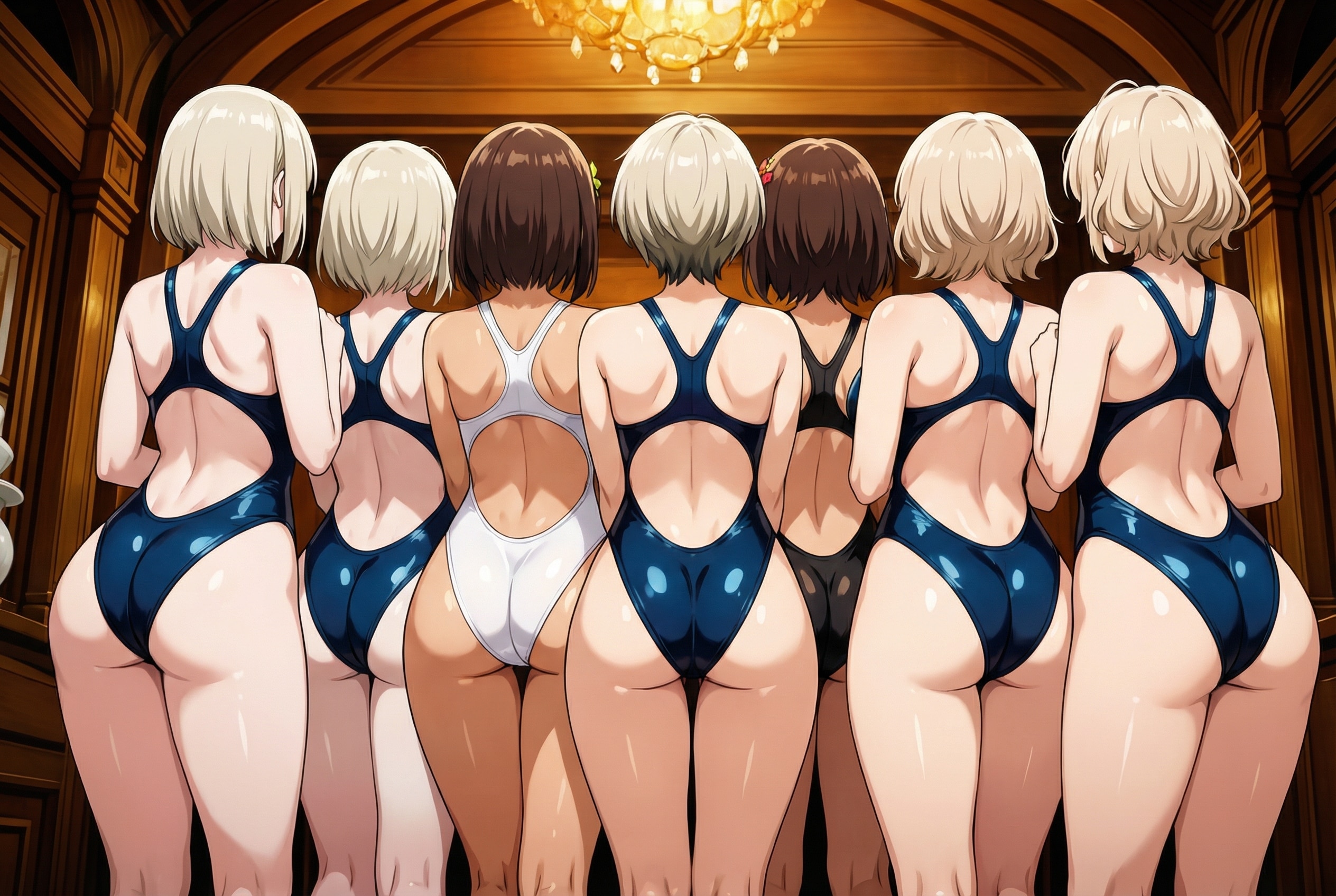 砕け散る！女戦闘員達の美尻💦・・気を解放して正義の美少女戦士達を待ち受けるも正義（性技）の必殺技の前に纏めて消し飛ぶ💦