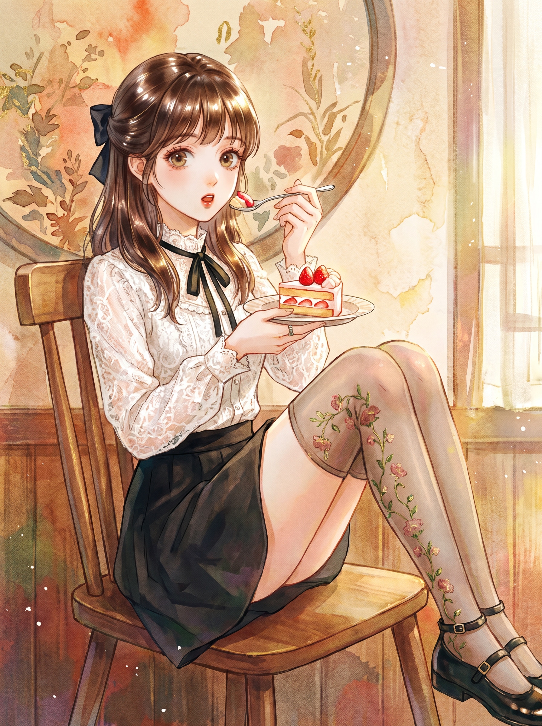 薄紅頬の午後