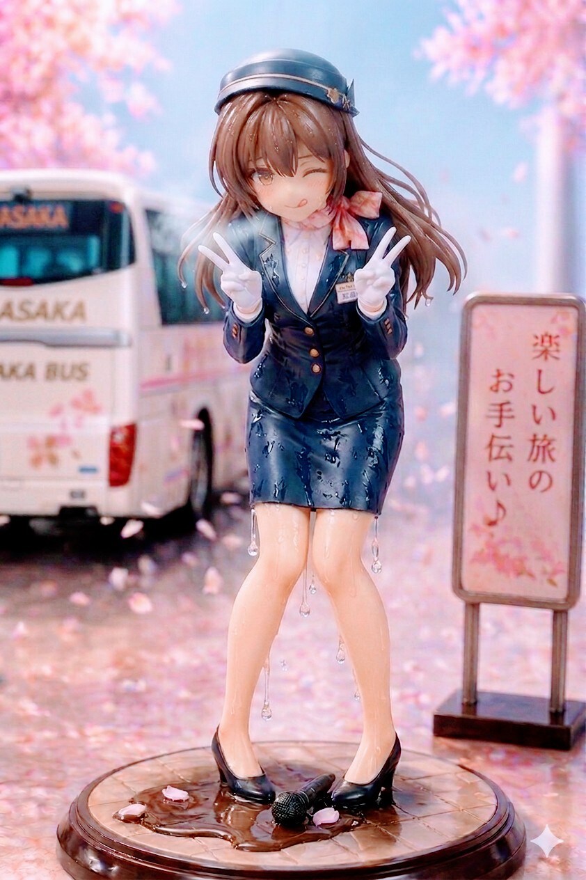 Geminiで修学旅行中のPAで、何かに間に合わなかったバスガイドさんフィギュア
