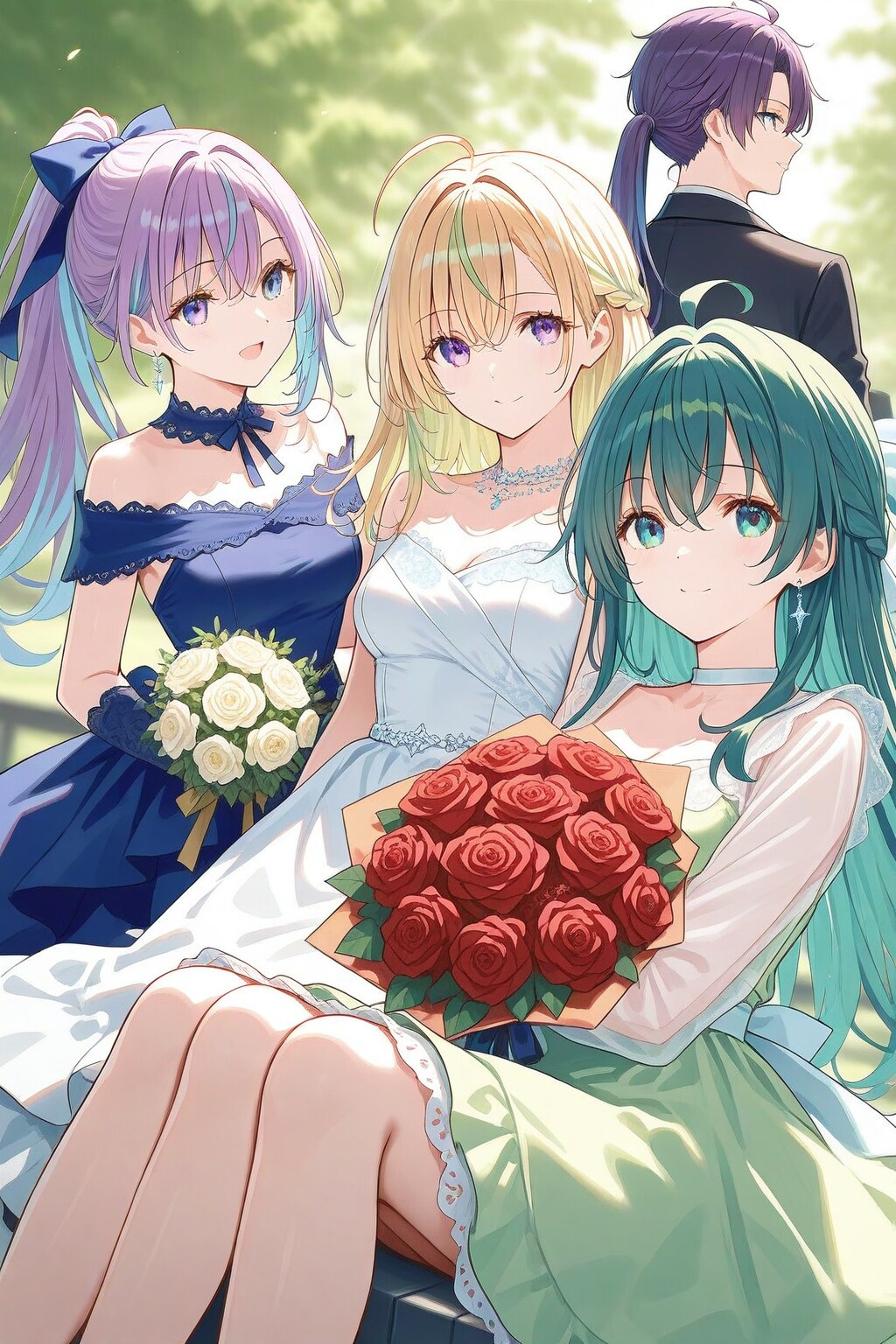 みんなで花束