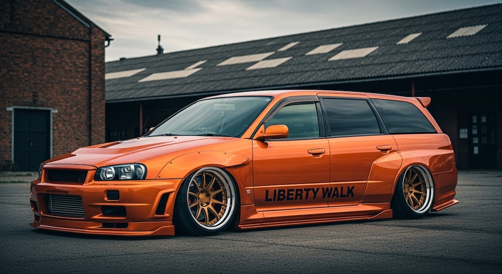 リバティーウォークR34ワゴン