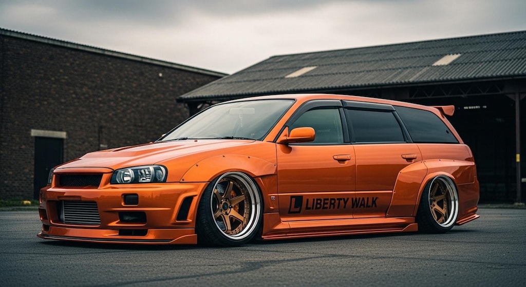 リバティーウォークR34ワゴン