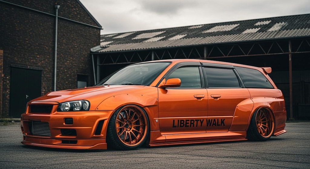 リバティーウォークR34ワゴン