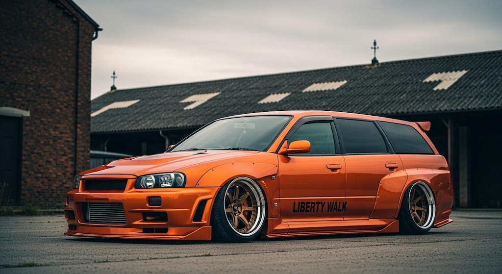 リバティーウォークR34ワゴン