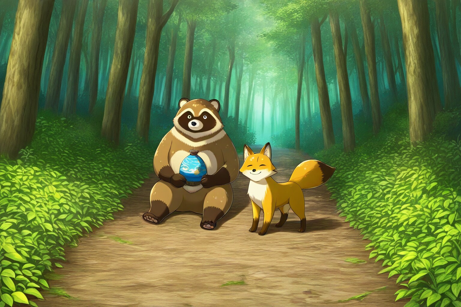 森の散歩道 | の人気AIイラスト・グラビア