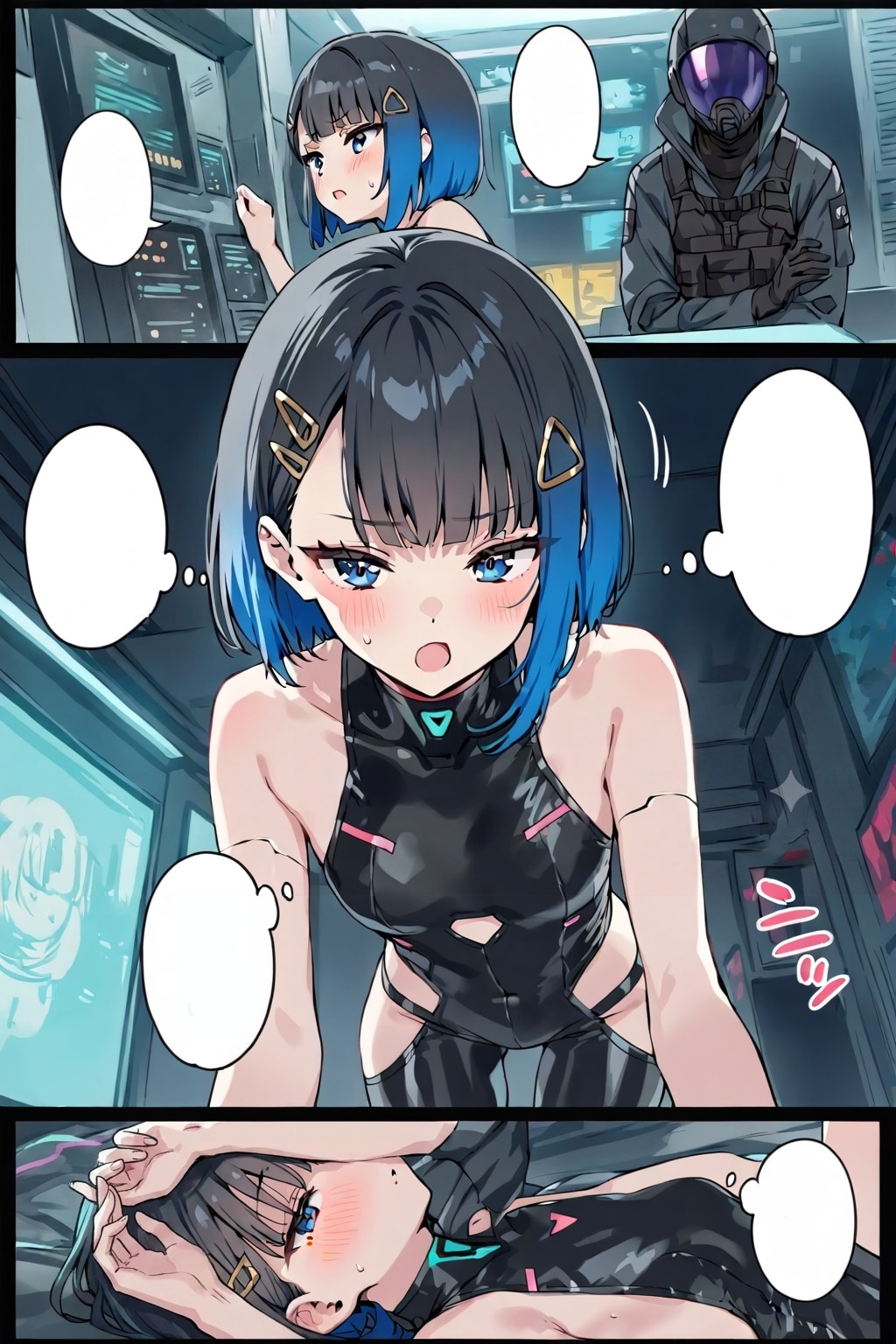 サイバーパンクな世界に生きる少女