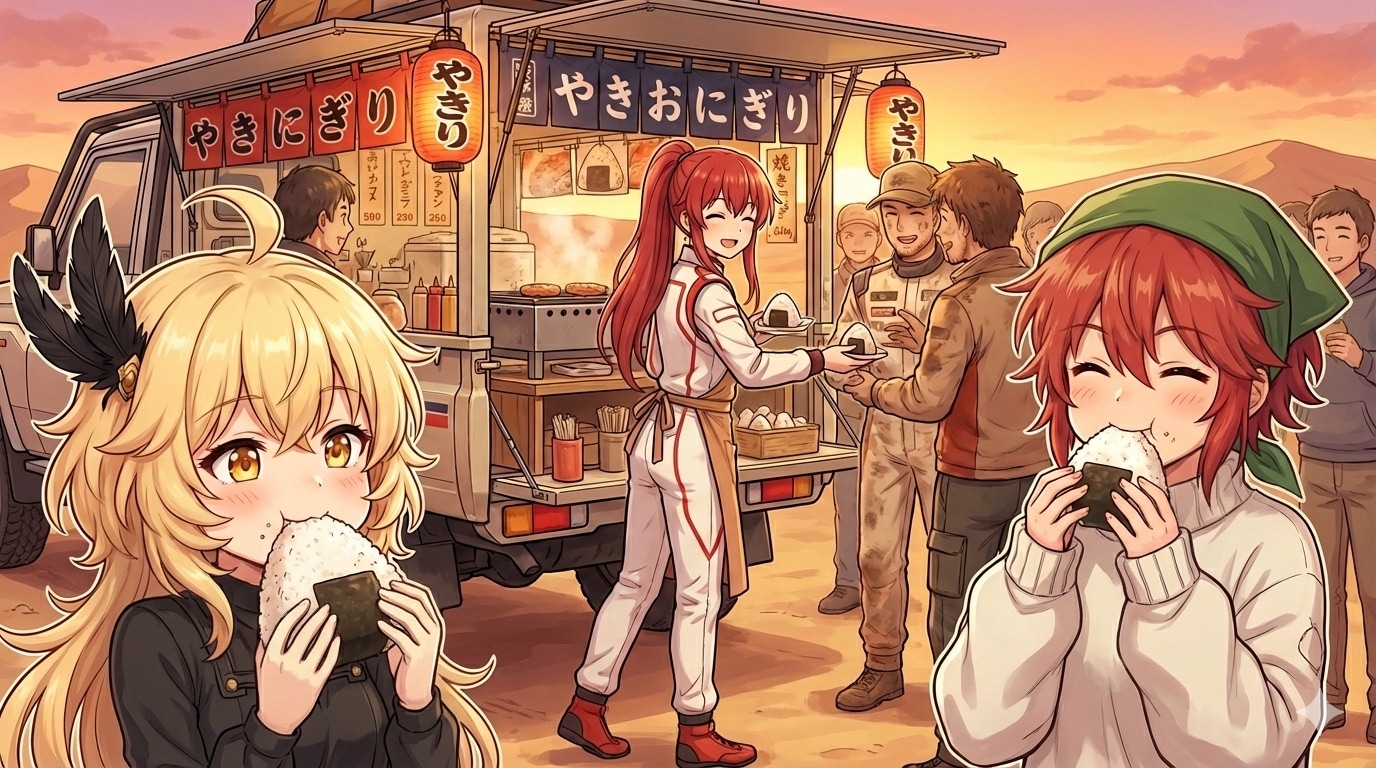 パリダカにランクル（屋台仕様）で挑むサカイさん | の人気AIイラスト・グラビア