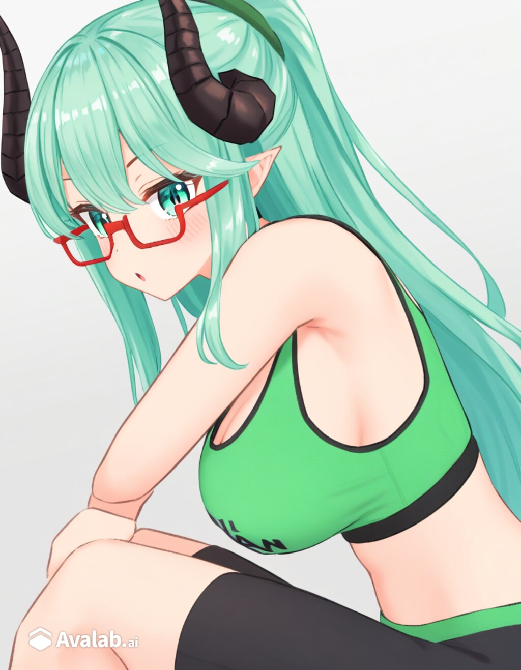 こちらを見るうちの娘（avalab）