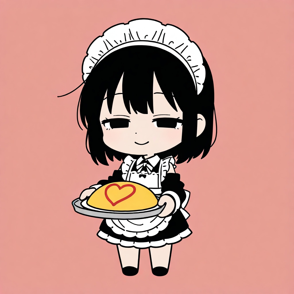 肩出しメイド