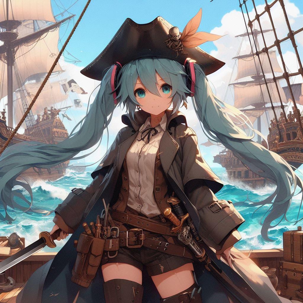 海賊ミク