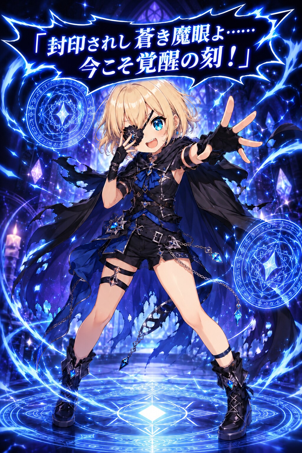 封印されし蒼き魔眼、覚醒の刻！ | の人気AIイラスト・グラビア