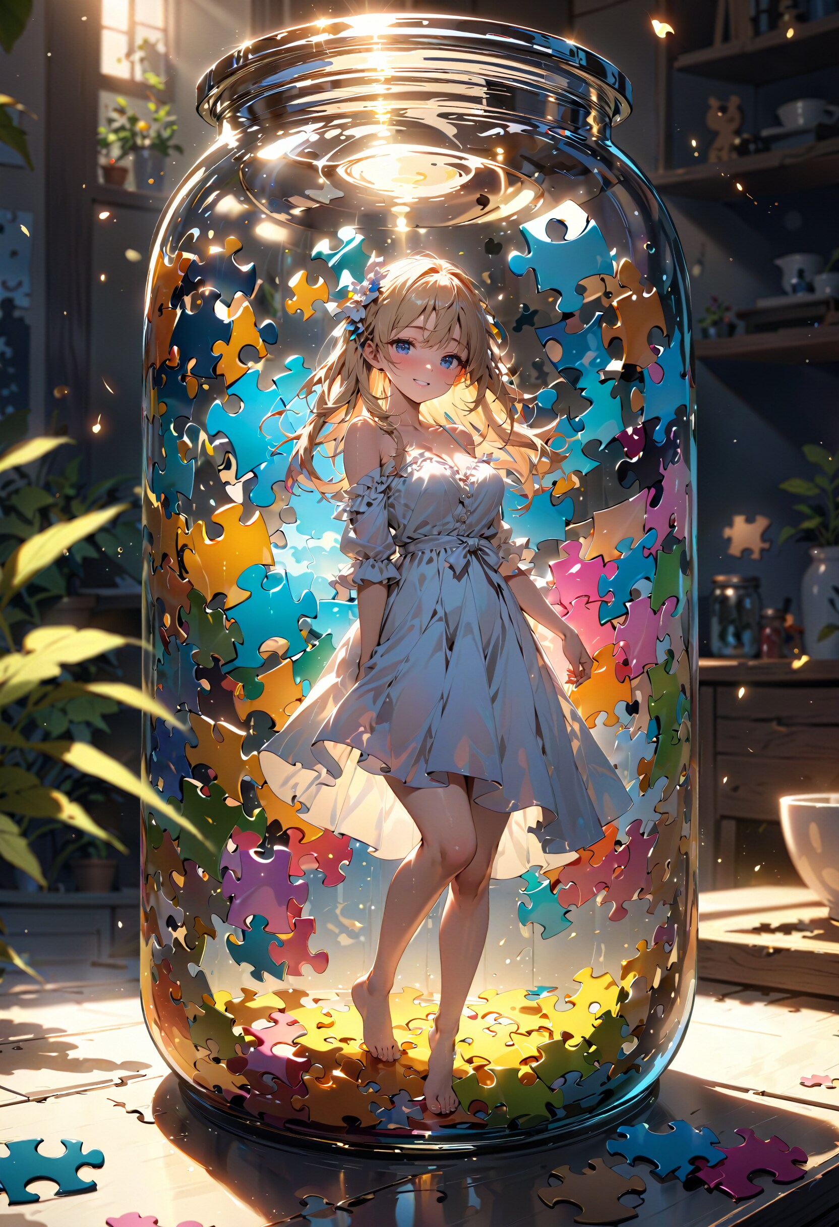 今日は何の日？　オリジナルジグソーパズルの日　その２ | の人気AIイラスト・グラビア