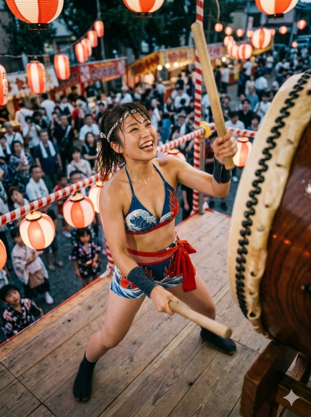 お祭り×和太鼓