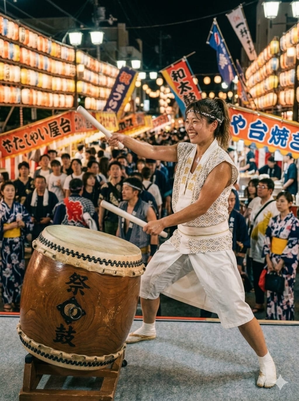 お祭り×和太鼓