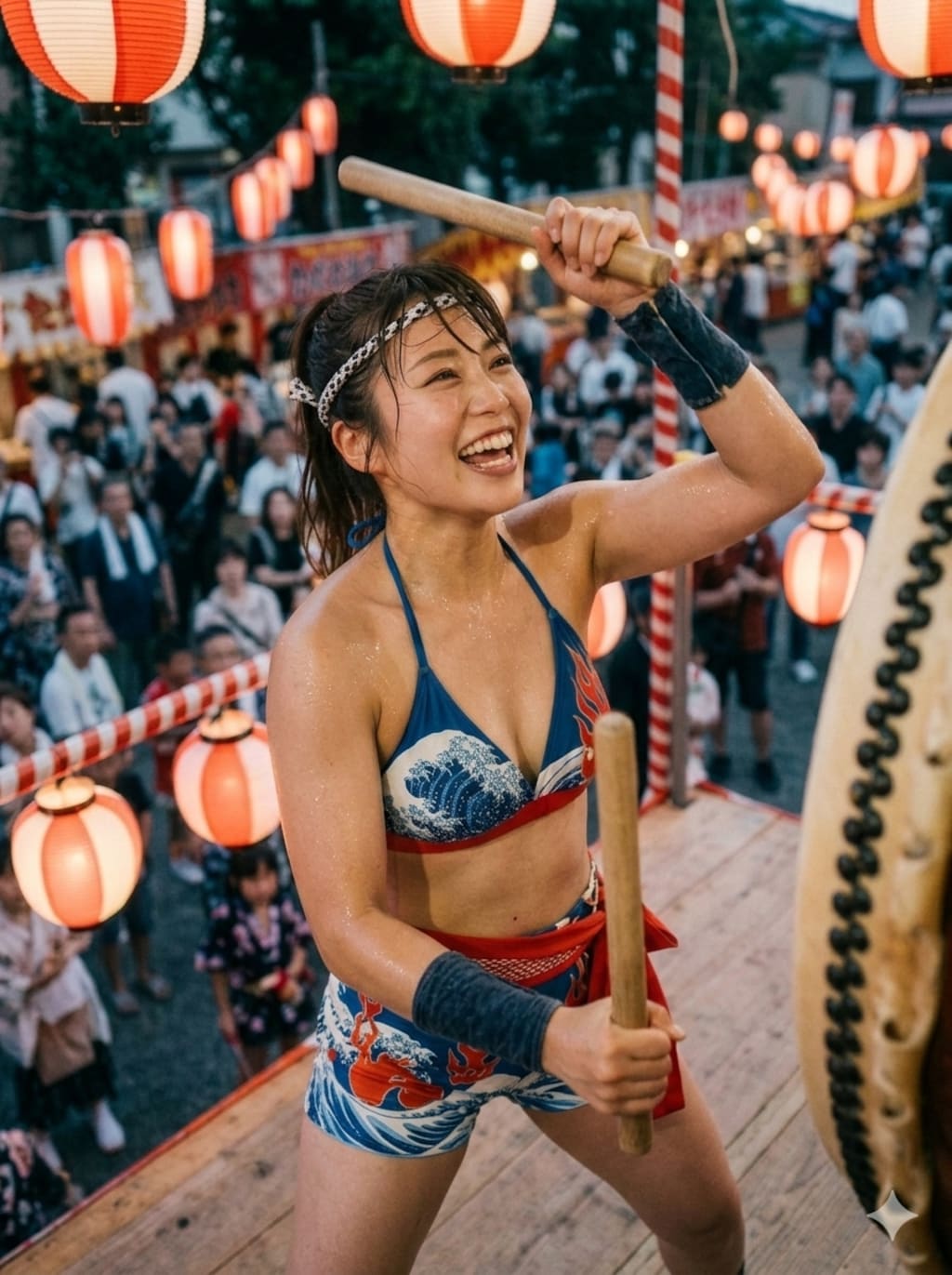 お祭り×和太鼓
