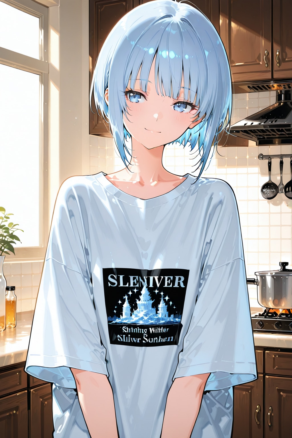 青髪のぬくもり