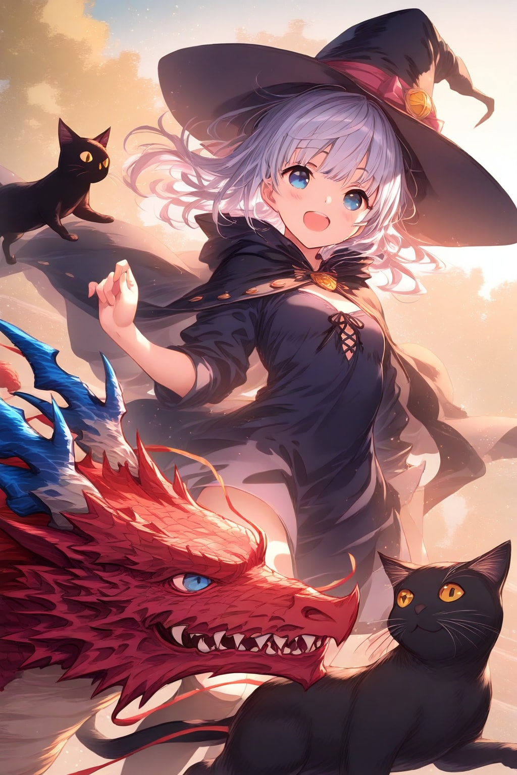 ドラゴンと魔女と黒猫