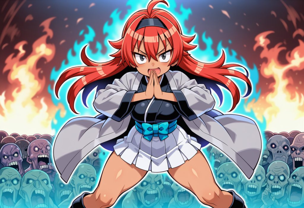 屍人を召喚する月羽