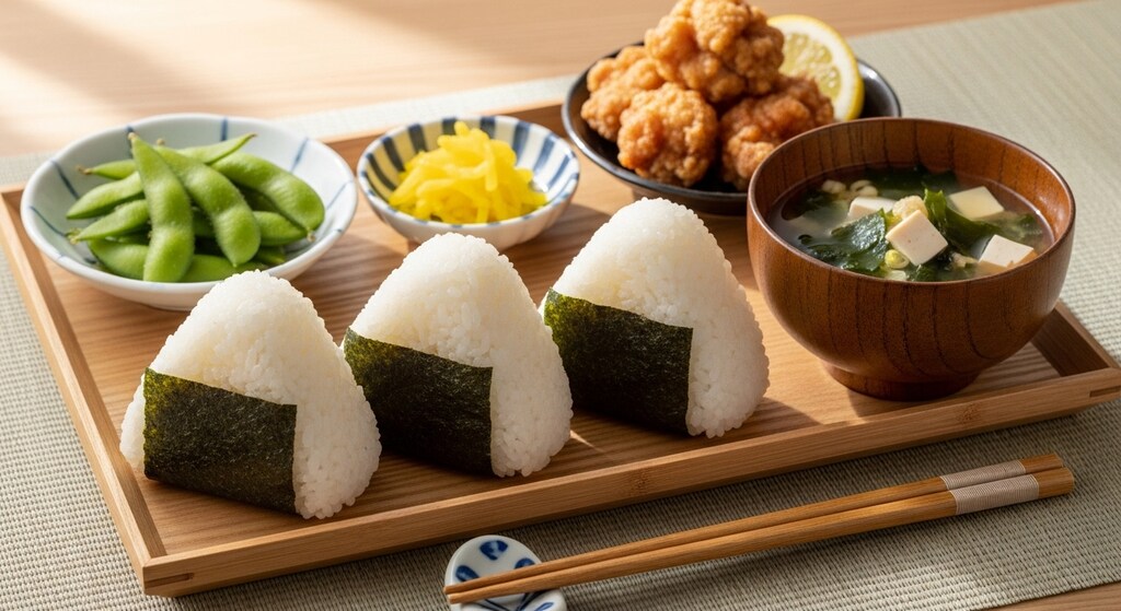 摩訶不思議食堂のおにぎり定食