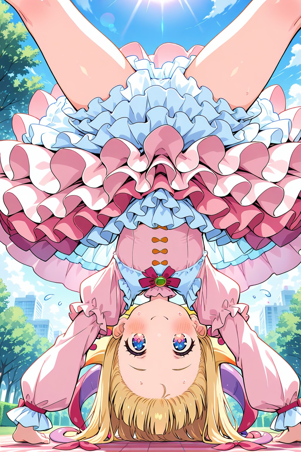 逆立ちできるもん