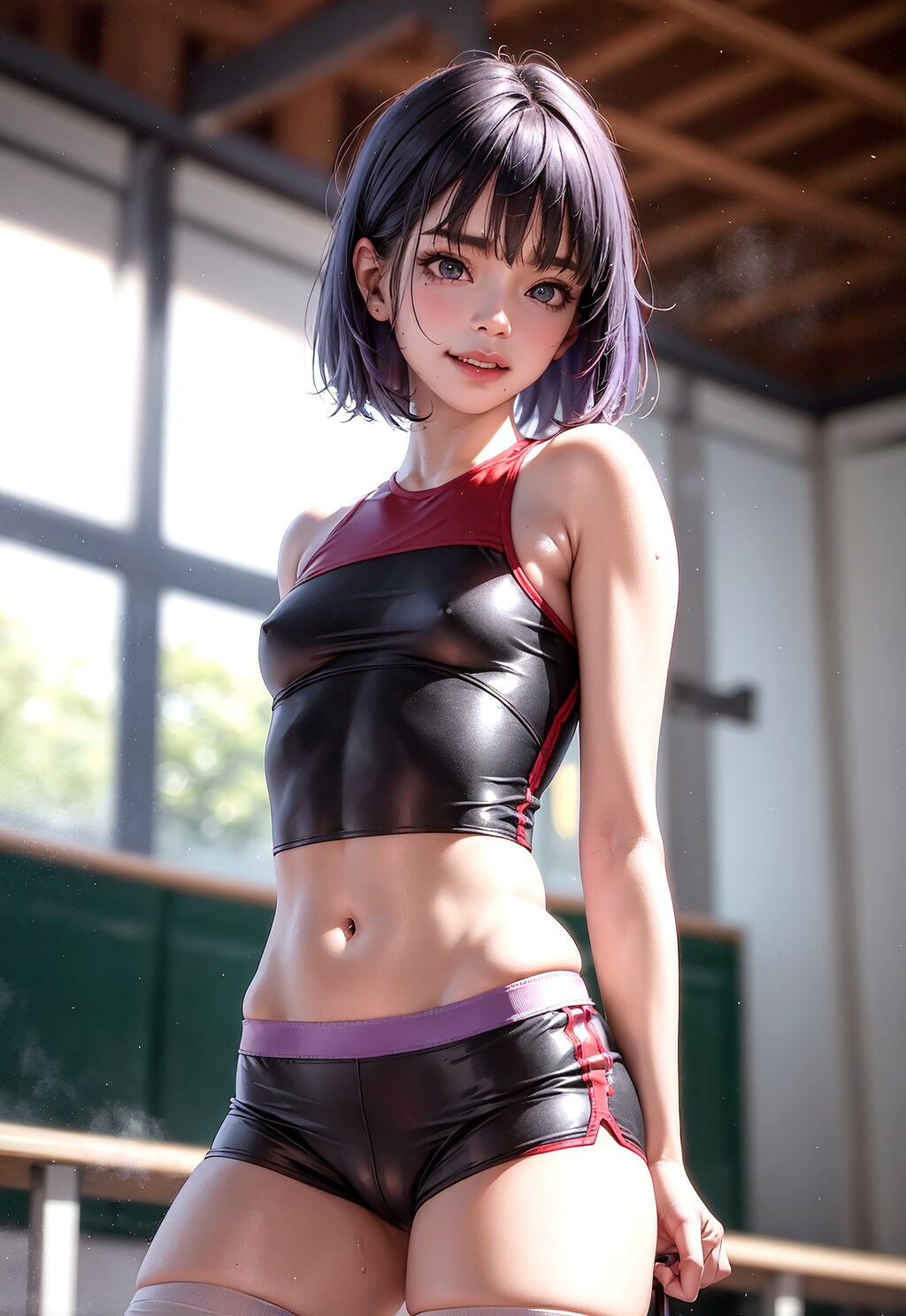 陸上競技女子。