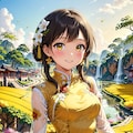 奥ゆかしいアオザイ 6枚目