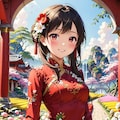 奥ゆかしいアオザイ 7枚目