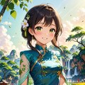 奥ゆかしいアオザイ 9枚目