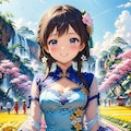 奥ゆかしいアオザイ 8枚目