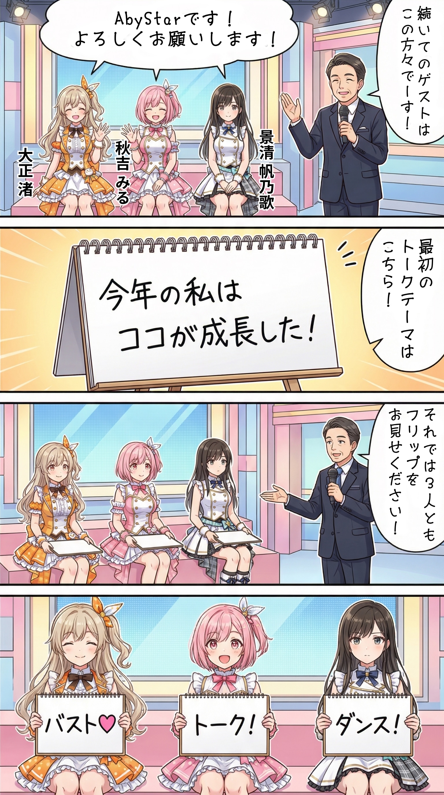 年末特番の収録を頑張るアイドル | の人気AIイラスト・グラビア