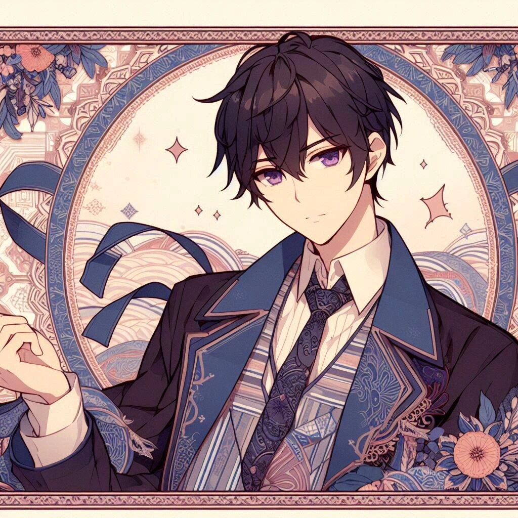 ボーダーな、黒髪短髪男性★その1(6枚)